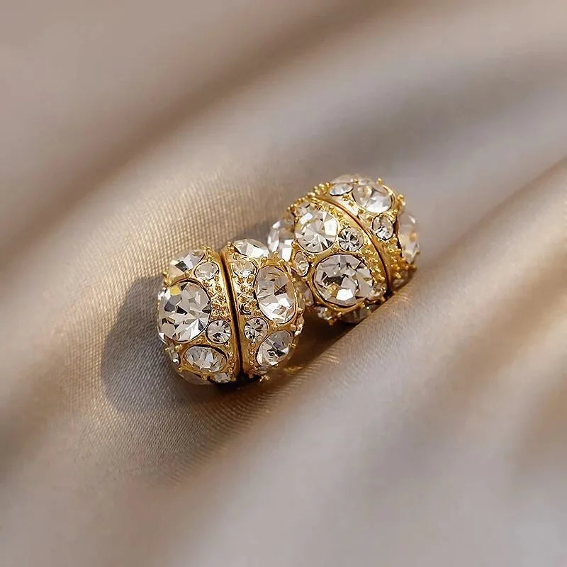 Ear Allure By Traci K Beauty -Weight Loss Magnet Earring Zircon Crystal Strong Magnetic Therapy Slimming Health Care Power Clip Earrings Party Wedding Jewelry