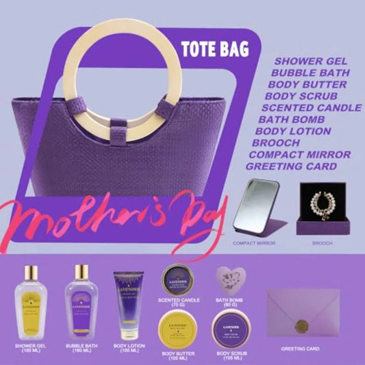 Bath and Body Gift Tote Bag Set w/card and jewelry All in One for Women  Gifts for  11pcs Sets Relaxing Bath Sets for Women Christmas Gifts for Her