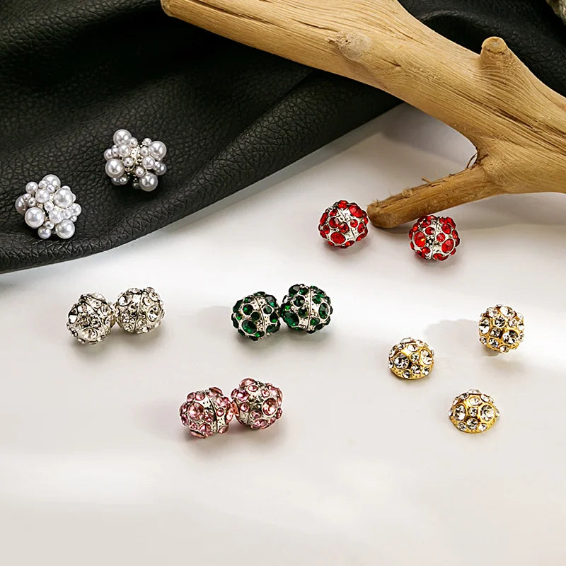 Ear Allure By Traci K Beauty -Weight Loss Magnet Earring Zircon Crystal Strong Magnetic Therapy Slimming Health Care Power Clip Earrings Party Wedding Jewelry