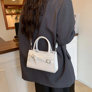 Put a Bow On It Fashionable Shoulder Bag Trendy Simple Crossbody Bags for Women Designer Bags Small Square Bag Purse and Handbags