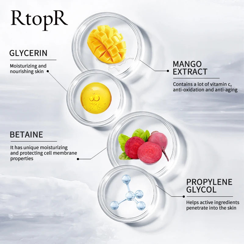 RtopR by Traci K Beauty (FREE SAMPLE PACKAGE )Mango Moisturizing Brightening Lotion Whitening Skin Moisturizing Hydrating Nourish the skin Brighten color Smoothing Lotion