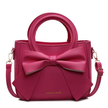 Load image into Gallery viewer, Put a Bow On It (FashonBags) (Trend) Design Women&#39;s Crossbody Bag Fashionable Small Square Handbag Single Shoulder Bag Versatile PU Leather
