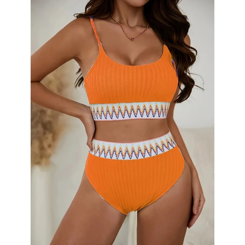 Beach Bikini Set Women Swimsuit Summer Sexy Two Piece Bathing Suit