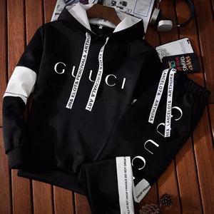 2024 Mens Rare Collection Designer Tracksuit Casual Hooded Sweatshirt Daily Jogging Sport Fashion Street Clothing Trendy Print Versatile Tops Pants Suit