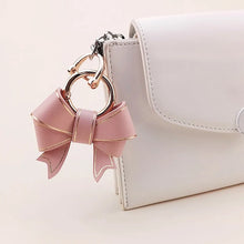 Load image into Gallery viewer, Fashion Bow Handbag Pendant Lovely Pink Keychain Accessories Delicate Bowknot Hanging Decoration Anti-loss Key Chains for Women
