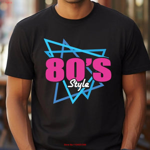 Birthday Bash 80's style t shirt unisex retro vintage fashion 80s graphics casual gift streetwear clothing long or short sleeves