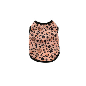 Cat Clothes Vest for Small Medium Cats Dogs Summer Breathable Kitten Leopard-Print Sleeveless Clothing French Teddy Pet Outfits