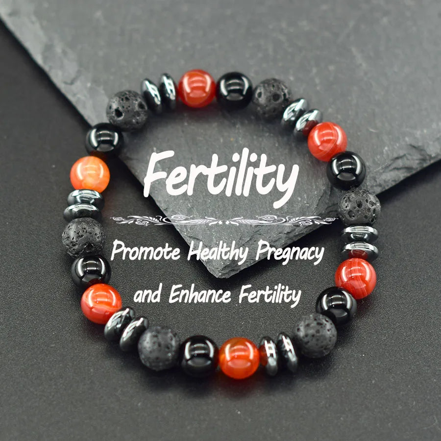 Natural Holistic Healing Bracelets Women Men Hematite Accessories Relieve Anxiety Release Burden Jewelry Gift for Lover