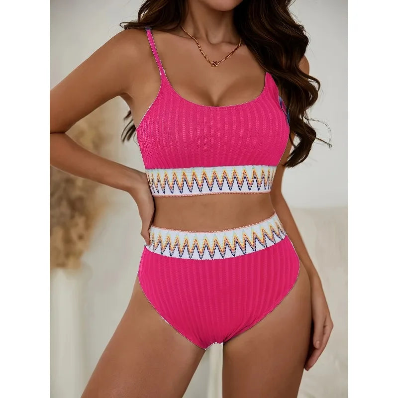 Beach Bikini Set Women Swimsuit Summer Sexy Two Piece Bathing Suit