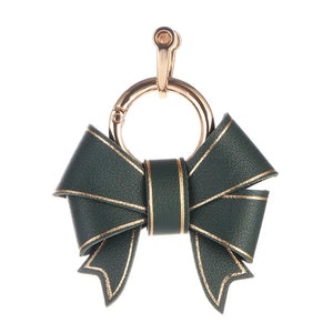Fashion Bow Handbag Pendant Lovely Pink Keychain Accessories Delicate Bowknot Hanging Decoration Anti-loss Key Chains for Women