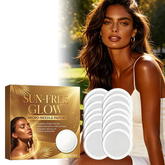 1-10pcs Microneedle Self Free Glow Patch by Traci K Beauty Professional Sun-Free Tanning Sticker Natural Even Bronzer Tanning Patches