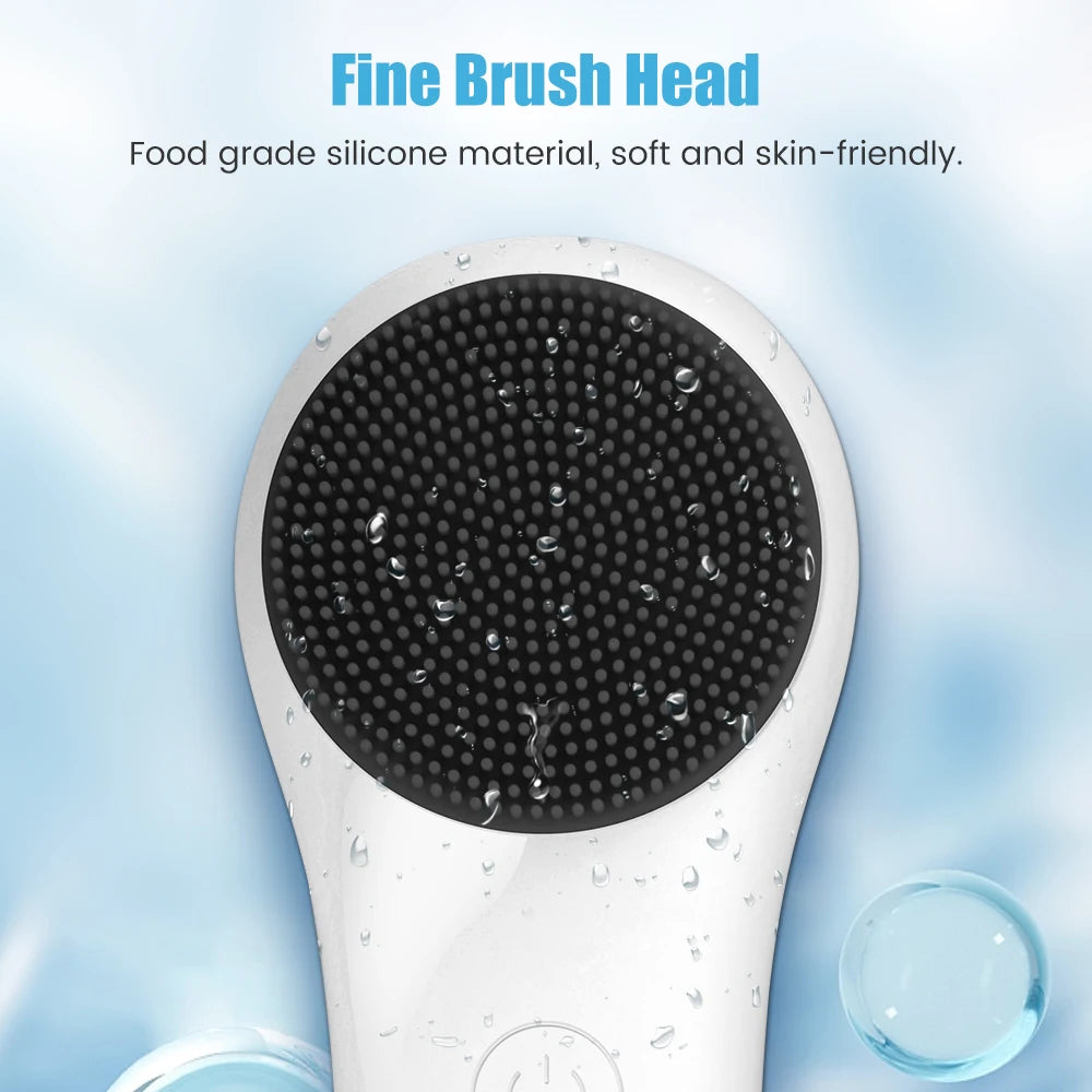 Salorie by Traci K Beauty for Timeless Radiance Facial Cleansing Brush Face Scrubber Waterproof Face Electric Silicone Face Deep Pores. Massage Lifting and Sculpting.
