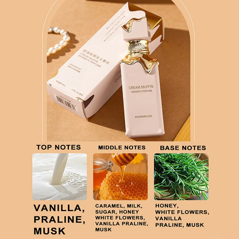Warm Kiss Fragrances by Traci K Beauty  Perfume For Women Sweet Vanilla Sensual Cologne Body Spray Lasting Fragrance Pheromone Arab Eau De Parfum Gift