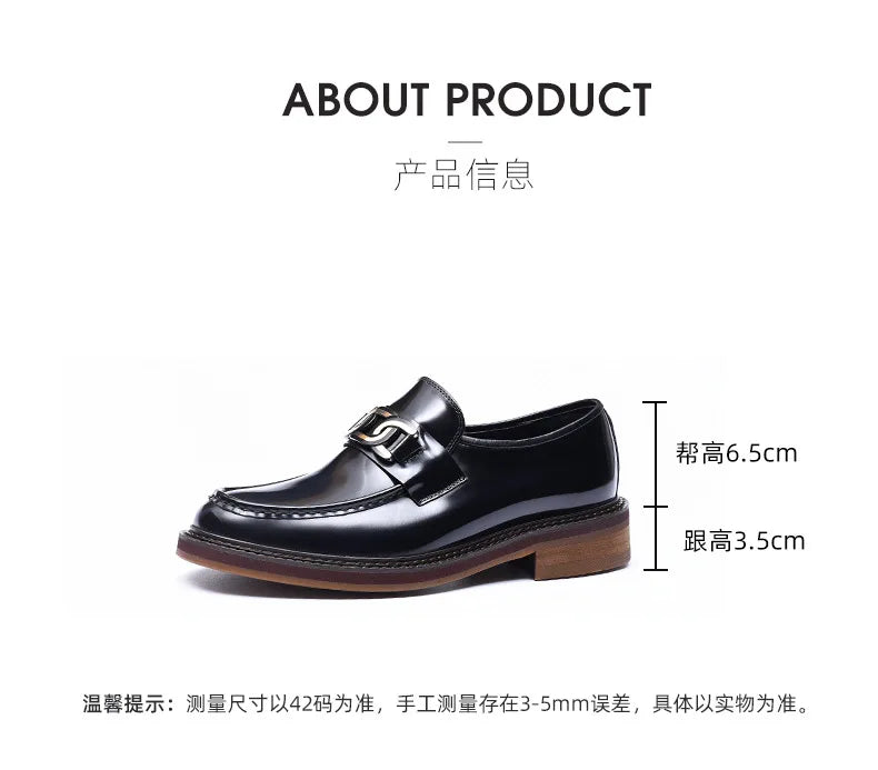New Shoes For Men Loafers Mens Dress Shoes Leather Shoes Man Male Genuine Leather Social Shoes