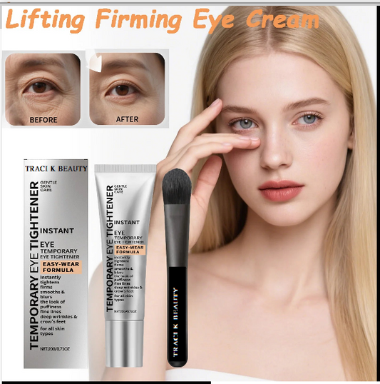 Traci K Beauty Instant Firm Eye Tightener Cream Smooths Fine Lines, Dark Circles Reduces Puffiness Eye Cream Lifting Nourishing Skin Care Cream