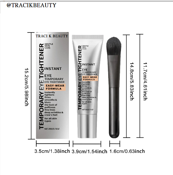 Traci K Beauty Instant Firm Eye Tightener Cream Smooths Fine Lines, Dark Circles Reduces Puffiness Eye Cream Lifting Nourishing Skin Care Cream