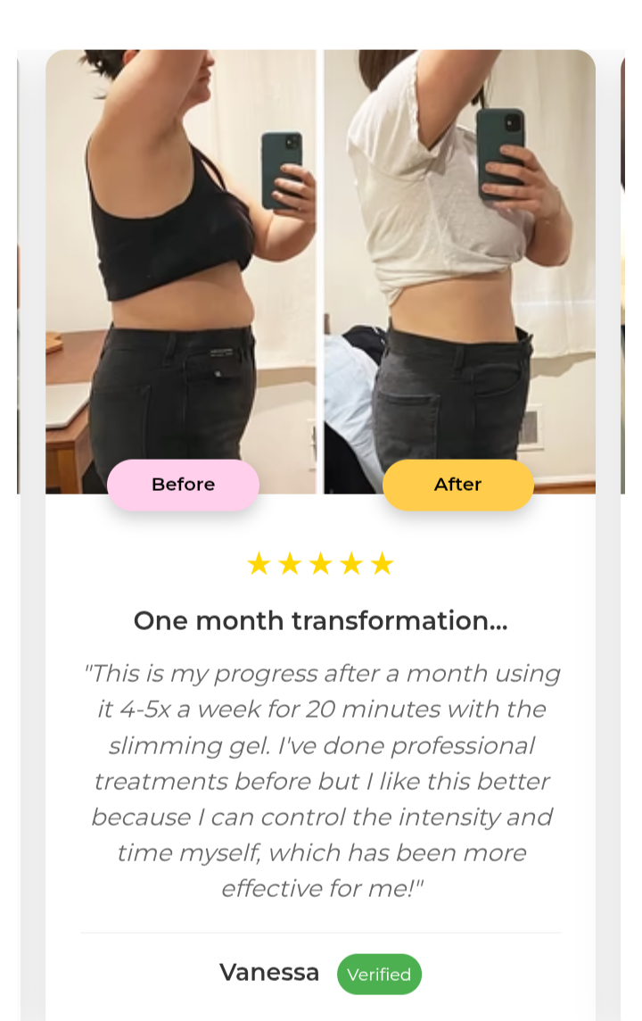 Traci K Beauty 3 in 1 Cavitation Ultrasonic Machine Weight Loss Microcurrent EMS Body Slimming Massager Fat Burner Cream Gel