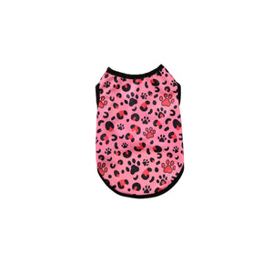Cat Clothes Vest for Small Medium Cats Dogs Summer Breathable Kitten Leopard-Print Sleeveless Clothing French Teddy Pet Outfits