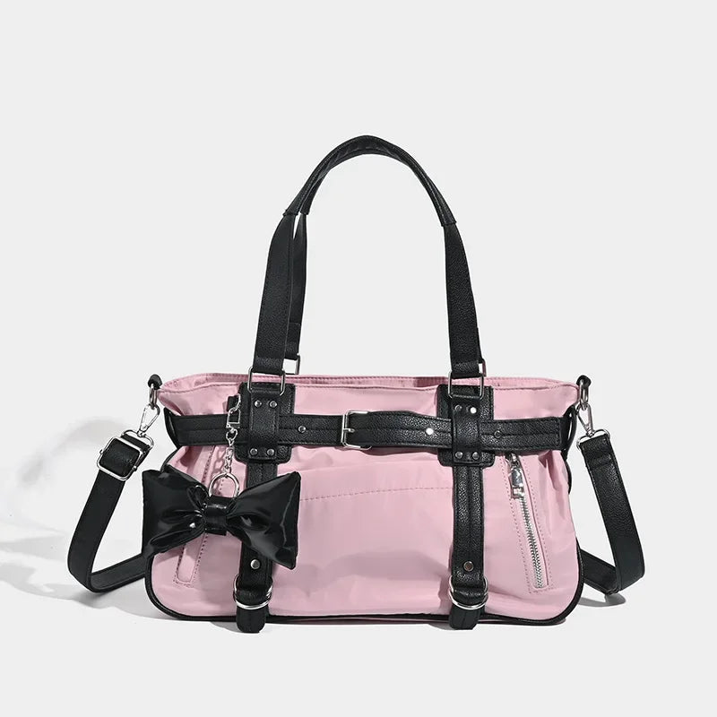 Put a Bow On It Women Luxury Designer Handbag Pillow Bow Decoration Underarm Bags Purses New Fashion Large Capacity Shoulder Crossbody