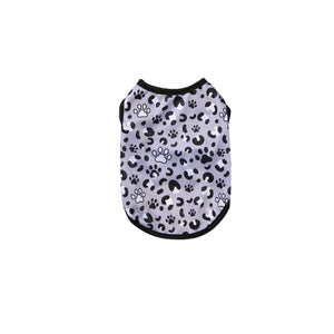Cat Clothes Vest for Small Medium Cats Dogs Summer Breathable Kitten Leopard-Print Sleeveless Clothing French Teddy Pet Outfits