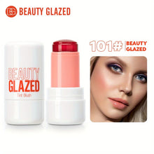 Load image into Gallery viewer, Makeup Blush Stick Lip Tinted Cooling Water Jelly Tint Jelly Blush Stick Watercolor Multi-Use Matte Blush Makeup
