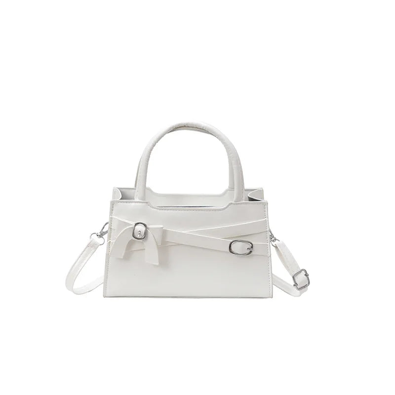 Put a Bow On It Fashionable Shoulder Bag Trendy Simple Crossbody Bags for Women Designer Bags Small Square Bag Purse and Handbags