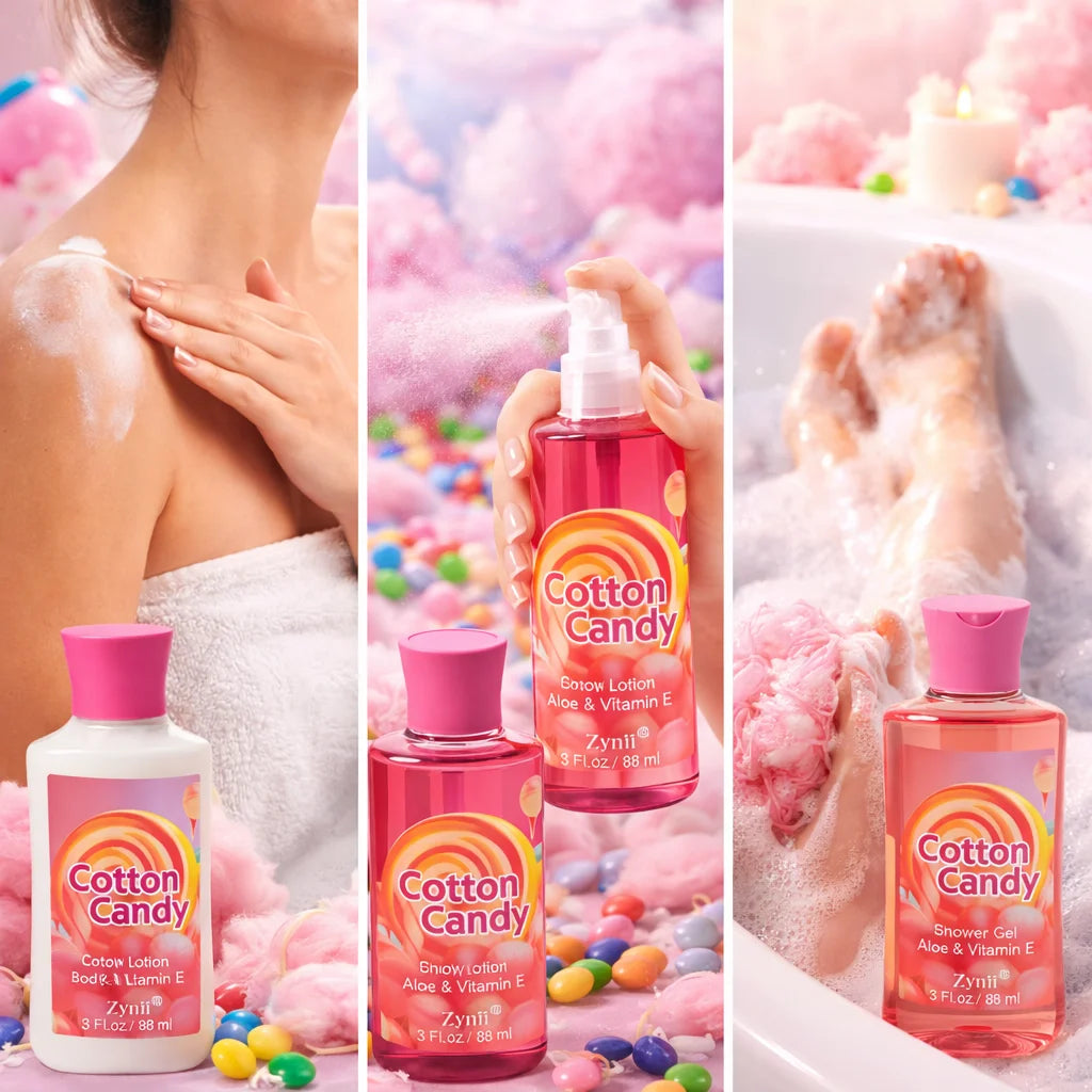(6 Fragrances to choose from)Gift Sets – Travel Bath & Body Kit (88ml Shower Gel, 88ml Body Lotion, 88ml Body Mist) Luxurious Foam, Fresh Deodori