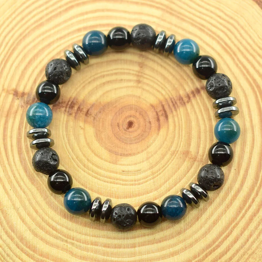 Natural Holistic Healing Bracelets Women Men Hematite Accessories Relieve Anxiety Release Burden Jewelry Gift for Lover