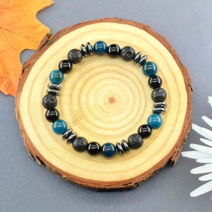 Natural Holistic Healing Bracelets Women Men Hematite Accessories Relieve Anxiety Release Burden Jewelry Gift for Lover