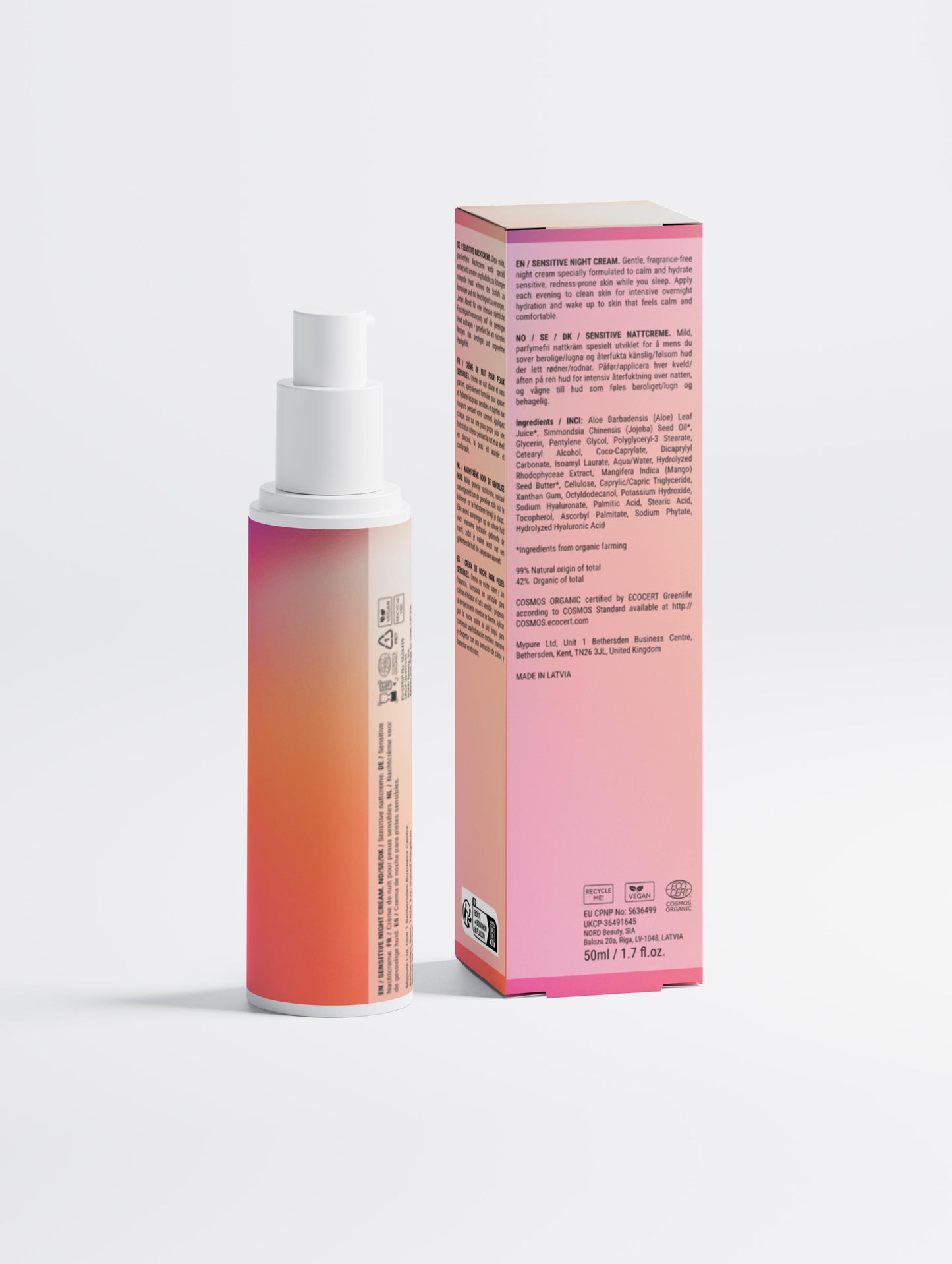 SELF by Traci K Beauty-Sensitive Skin Overnight Cream, Fragrance-Free
