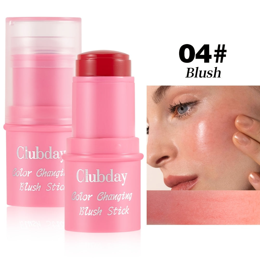 Clubday Water Jelly Makeup by Traci K Beauty Box 4pcs/set Contour Blush Stick Set for Cheeks, Face Makeup Beauty, Jelly Foundation, Eye Brightener, Pink Peach Cream Blush Kit