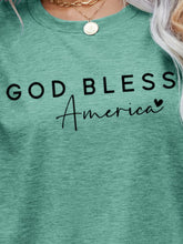 Load image into Gallery viewer, GOD BLESS AMERICA Graphic Short Sleeve Tee
