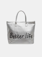 Load image into Gallery viewer, BETTER LIFE PU Leather Tote Bag
