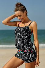 Load image into Gallery viewer, Printed Tied Tankini Set
