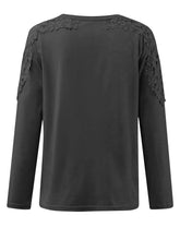 Load image into Gallery viewer, Full Size Cutout Round Neck Long Sleeve T-Shirt
