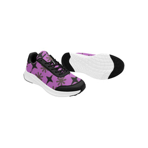 Traci K Luxury Designer Purple Athletic Shoes Women's Mudguard Running Shoes (Model 10092)