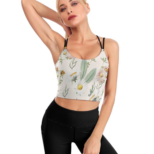 Traci K* Designer Summer Tank Top Yoga Top with Bra Pad