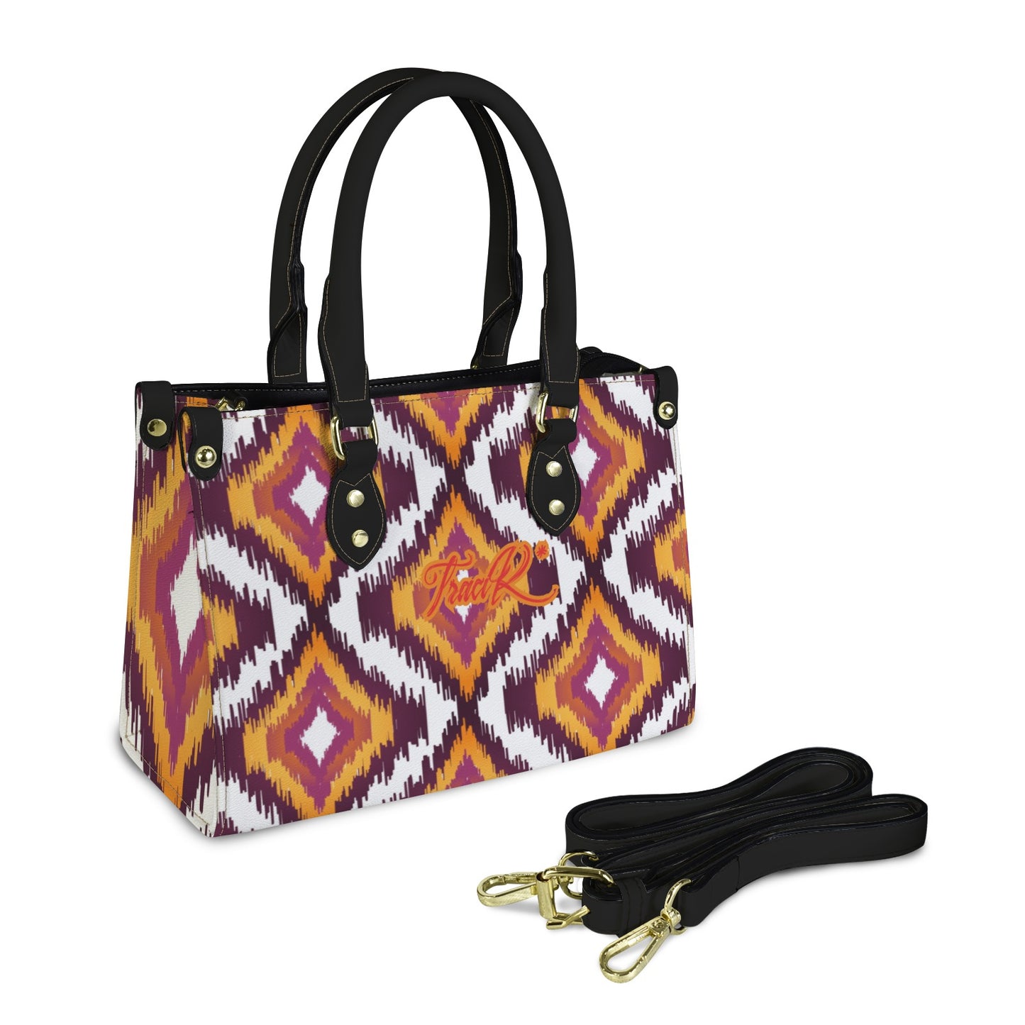 Traci K Designer Western Motif PU Leather Hand Bag PU Leather Handbag-Small (Model 1747)