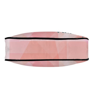 Traci K Designer Pink Shimmer Shoulder Bag Black Strap Women's Shoulder Bag-Black Strap (Model 1748)