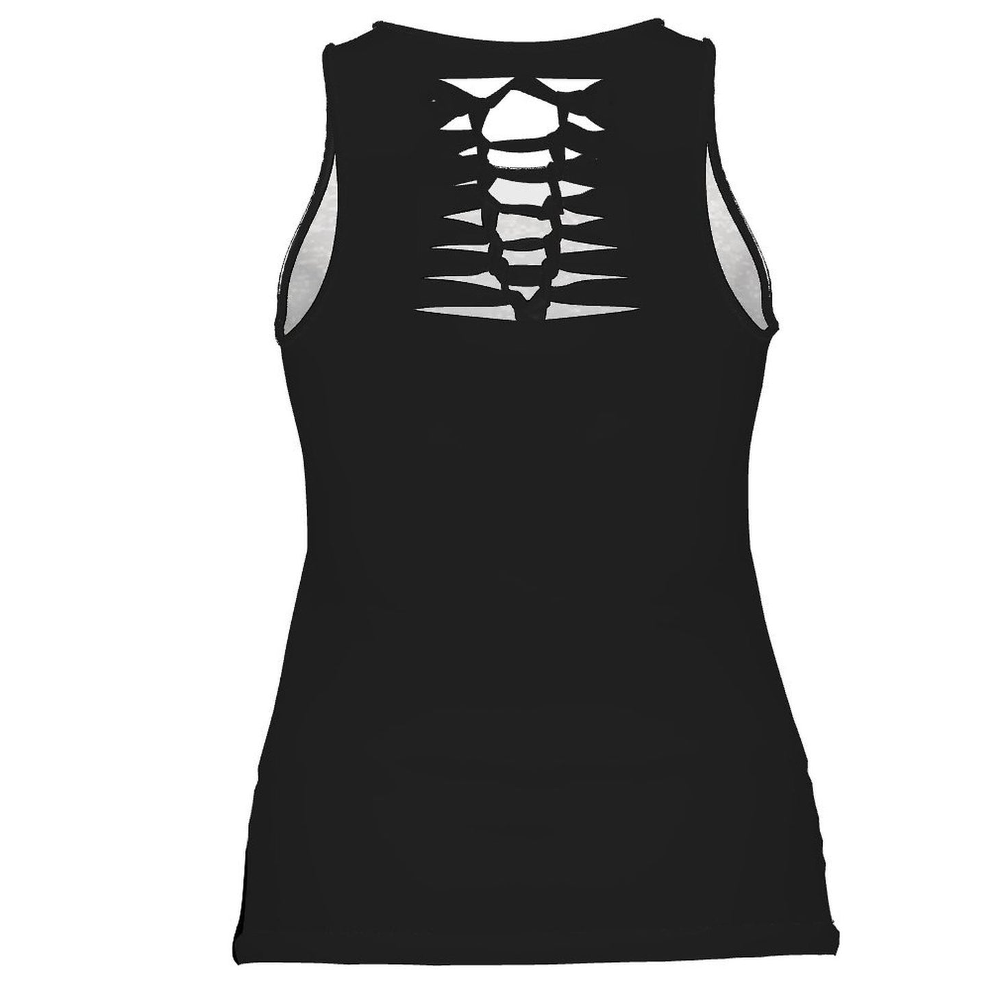 Traci K CollectionNew Year Sparkle Tank Shred Top Women's Hollow Out Tank Top