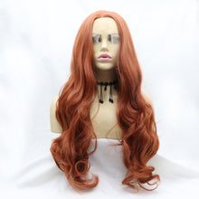 Load image into Gallery viewer, 13*3&quot; Lace Front Wigs Synthetic Long Wavy 24&quot; 130% Density
