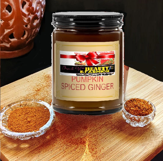 Pumpkin Spiced Ginger Candle by Traci K Beauty