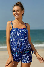 Load image into Gallery viewer, Printed Tied Tankini Set
