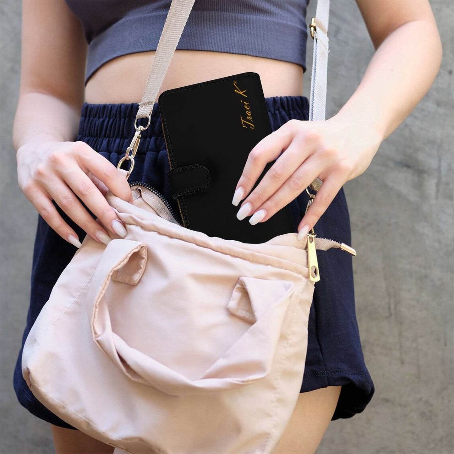 Traci K* Signatured Designer Leather Wallet Leather Wallet