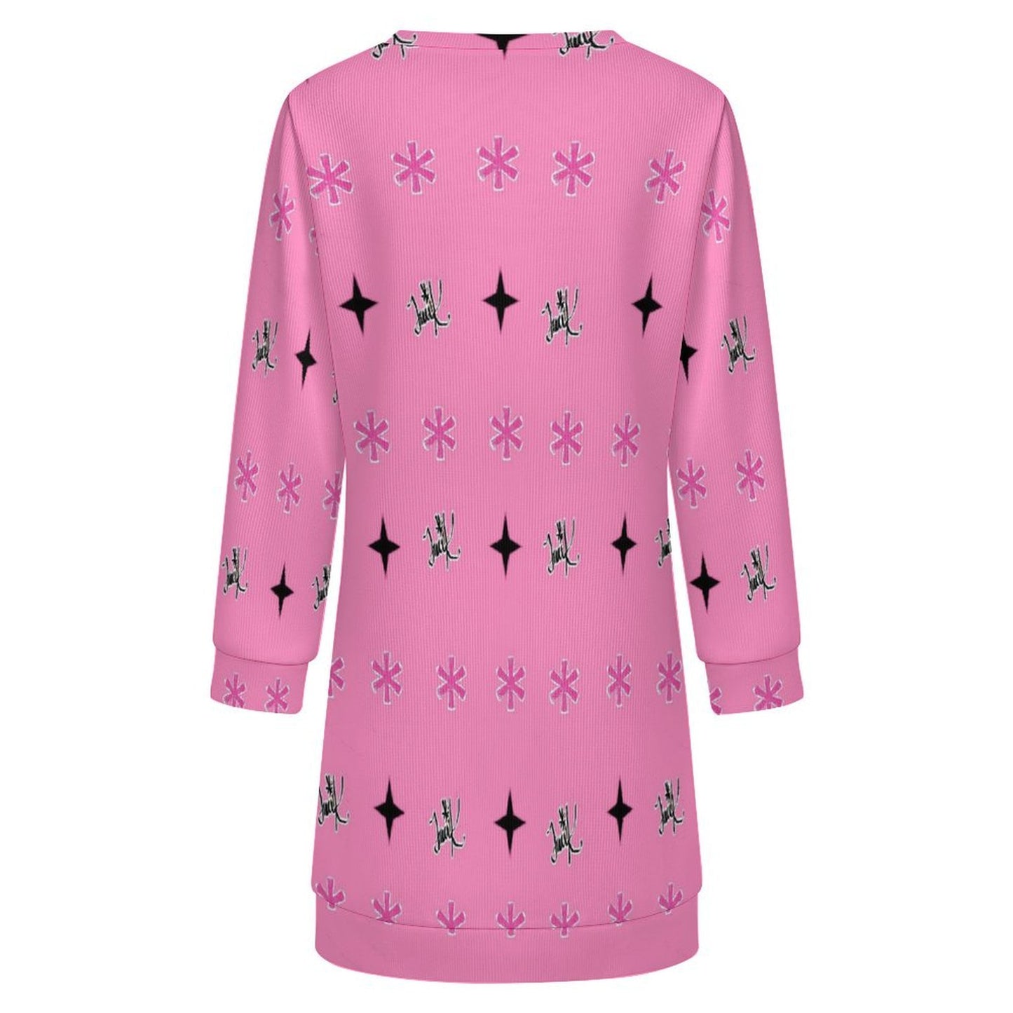 Traci K Official Patterned Design Women's Sweater Dress