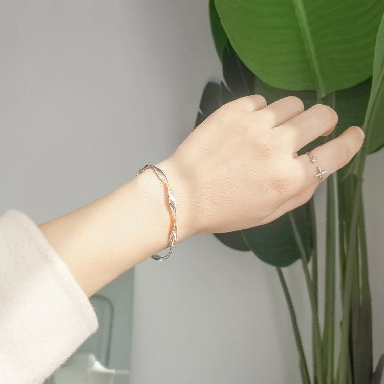 Wave Length Manifestation Pattern Simple Special-interest Design Bracelet UNISEX
