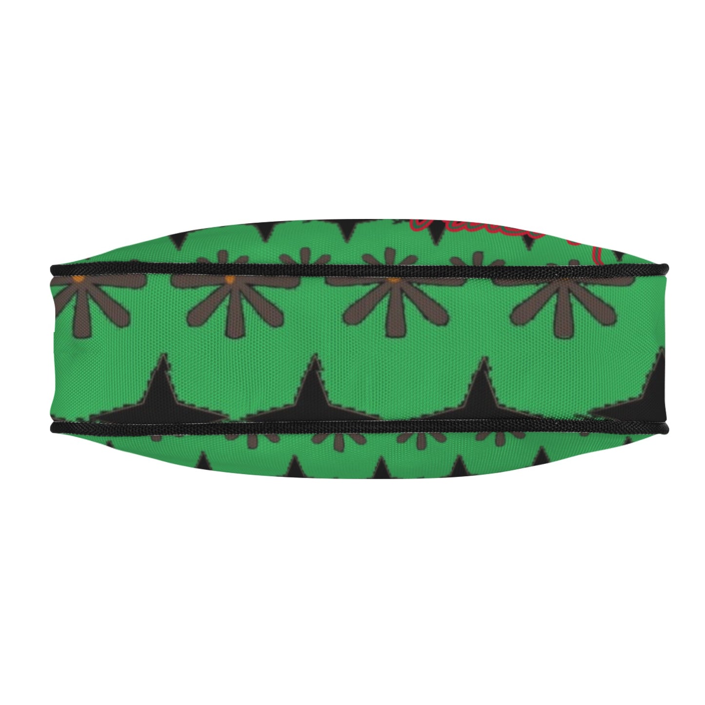Traci K Designer Patterned Green Shoulder Bag Women's Shoulder Bag-Grey Strap (Model 1748)