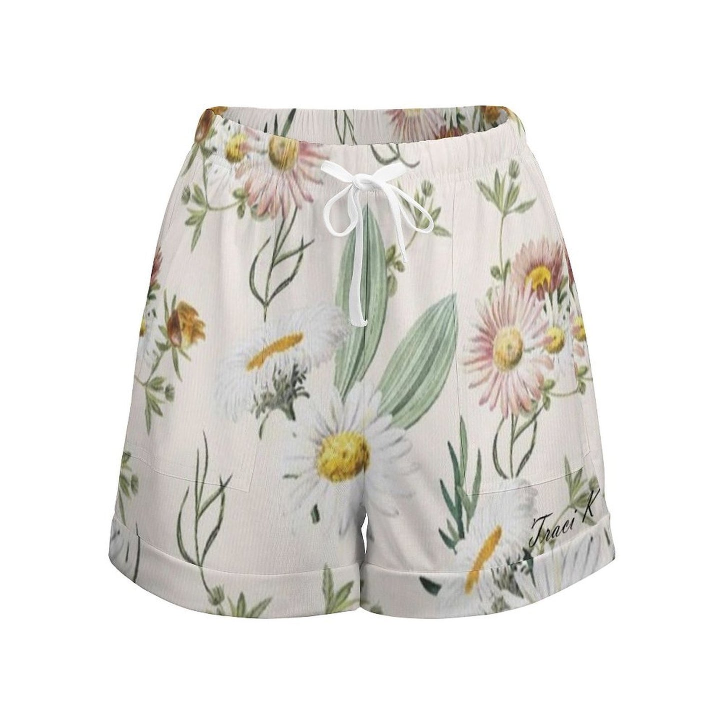 Traci K Designer Summer Shorts Women's High-Waisted Loose Shorts