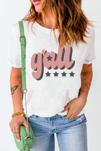 Load image into Gallery viewer, Y&#39;ALL Graphic Round Neck Tee
