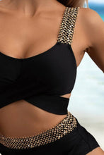 Load image into Gallery viewer, Scoop Neck Wide Strap Bikini Set
